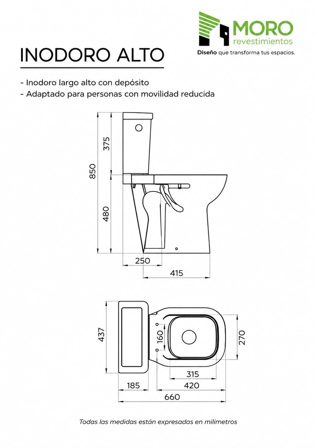 SANITARIOS BARI ALTOS FERRUM - Image 2