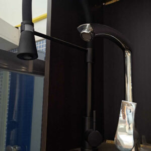 MONOCOMANDO ALTA 55CM NEGRA COCINA 7082