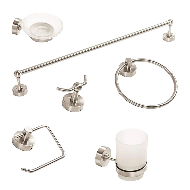 KIT ACCESORIOS PEIRANO 6 PIEZAS ACERO INOX MATE