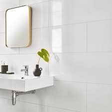 PORCELLANATO MOODS HUESO Y BLANCO BRILLANTE 28X57 RECTIFICADO- OFERTA- - Imagen 3