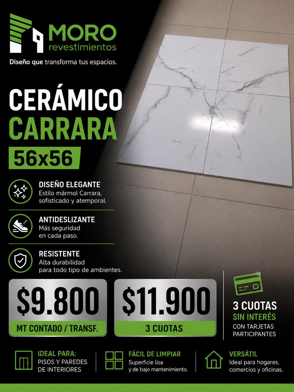 CARRARA BRILLANTE 56X56 LOURDES - Image 2