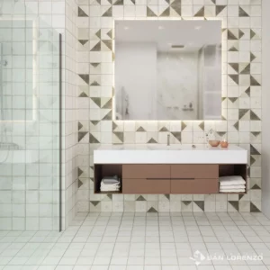 FLOWER OVERLAP 45X45 DECO SAN LORENZO - Image 3