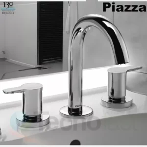 JGO GRIFERIA LOGOS (lavatorio+bidet+ducha) PIAZZA - Image 2