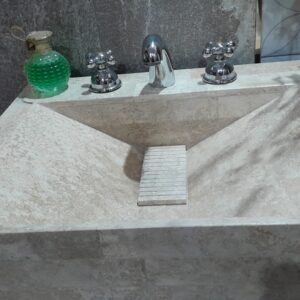 MESADA APOYO MARMOL ARTESANAL 50X42