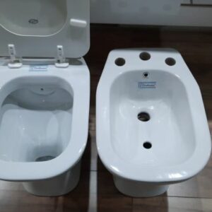 INODORO CORTO + BIDET DIAMANTE -LINEA CUADRADA- - Image 2