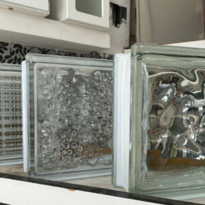 LADRILLO VIDRIO BURBUJA 20X20