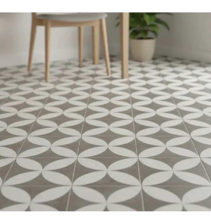 FLOWER WHITE 45X45 SAN LORENZO - Imagen 2