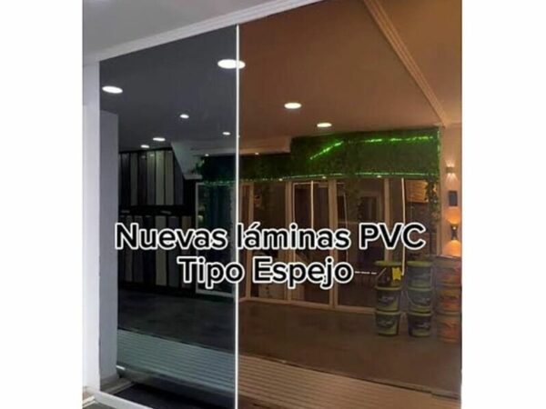 PLACA PVC ESPEJADA 1.22X2.44